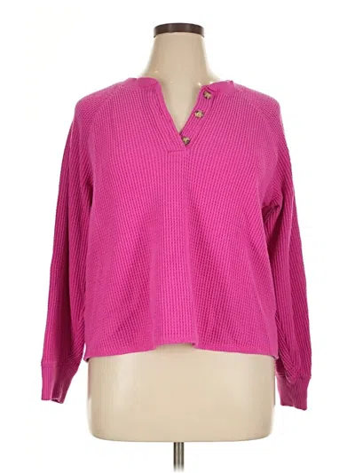 Pre-owned Old Navy Pullover Sweater In Pink
