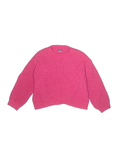 Pre-owned Old Navy Kids' Pullover Sweater In Pink