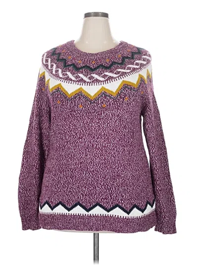 Pre-owned Old Navy Pullover Sweater In Purple