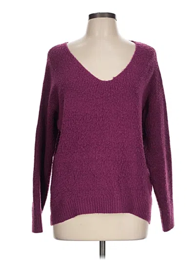 Pre-owned Old Navy Pullover Sweater In Purple