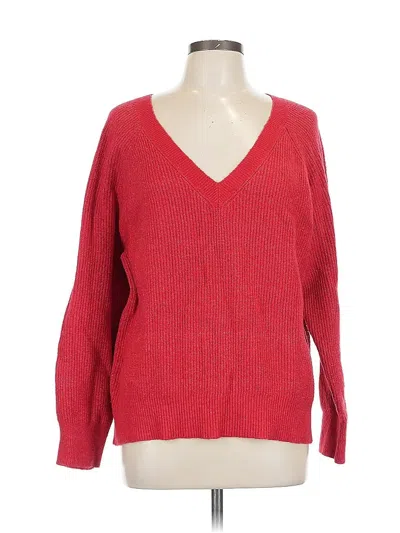 Pre-owned Old Navy Pullover Sweater In Red