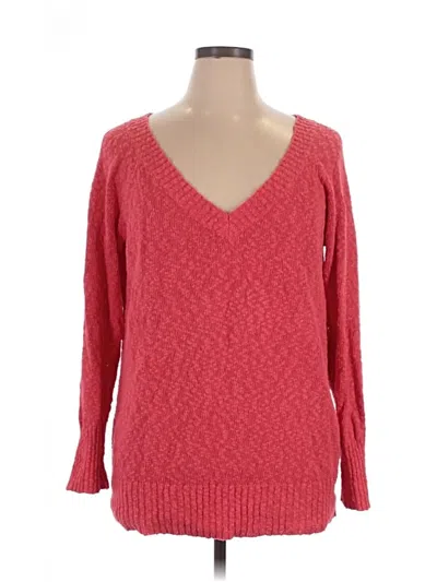 Pre-owned Old Navy Pullover Sweater In Red