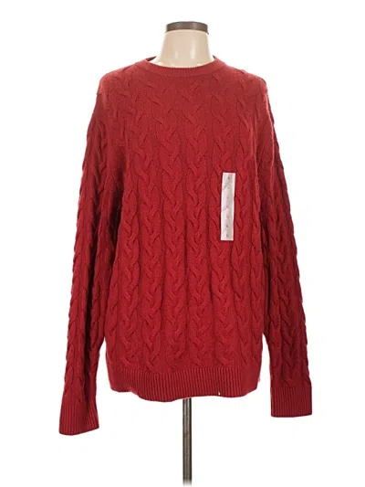 Pre-owned Old Navy Pullover Sweater In Red