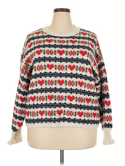 Pre-owned Old Navy Pullover Sweater In Red