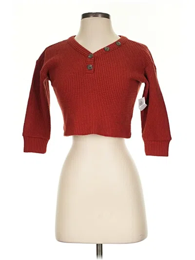 Pre-owned Old Navy Pullover Sweater In Red