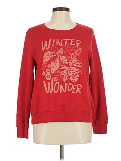 Pre-owned Old Navy Pullover Sweater In Red
