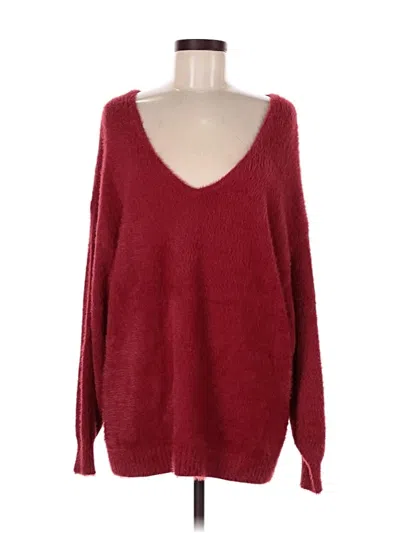 Old Navy Pullover Sweater In Red