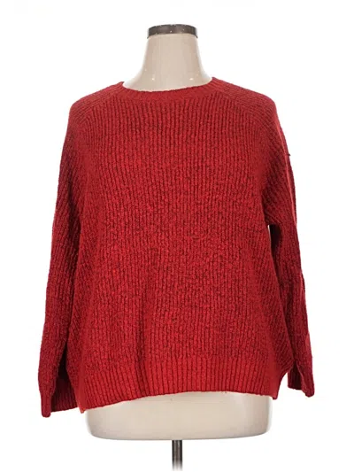 Pre-owned Old Navy Pullover Sweater In Red