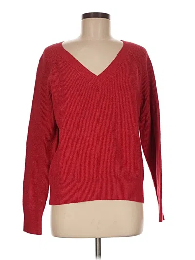 Pre-owned Old Navy Pullover Sweater In Red