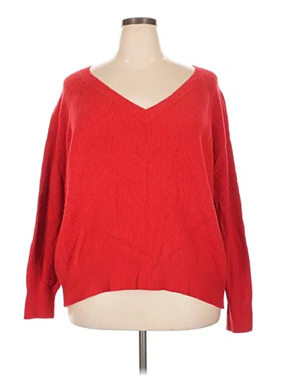 Pre-owned Old Navy Pullover Sweater In Red