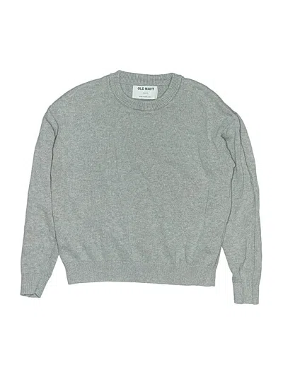 Pre-owned Old Navy Kids' Pullover Sweater In Silver