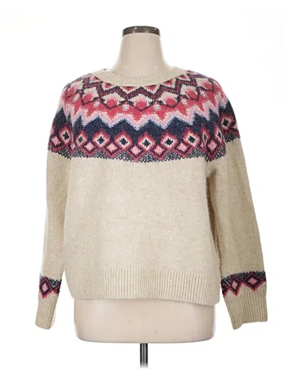 Pre-owned Old Navy Pullover Sweater In Tan