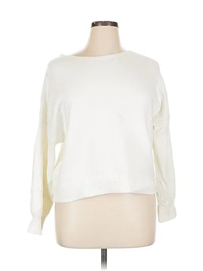 Pre-owned Old Navy Pullover Sweater In White