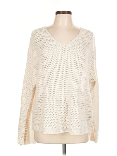 Pre-owned Old Navy Pullover Sweater In White