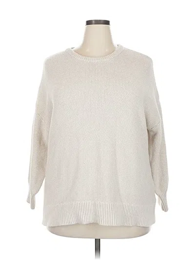 Pre-owned Old Navy Pullover Sweater In White