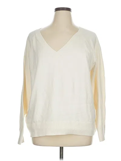 Pre-owned Old Navy Pullover Sweater In White