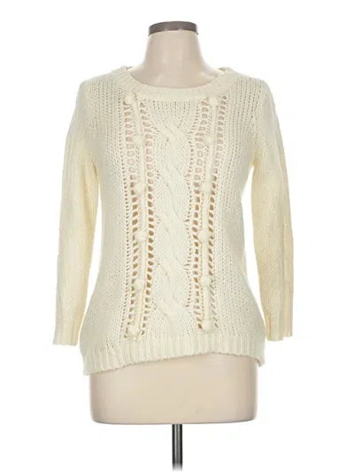 Pre-owned Old Navy Pullover Sweater In White