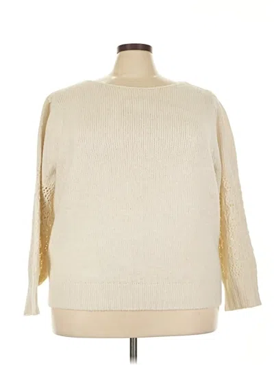 Pre-owned Old Navy Pullover Sweater In White