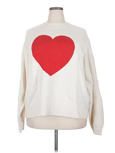 Old Navy Pullover Sweater In White