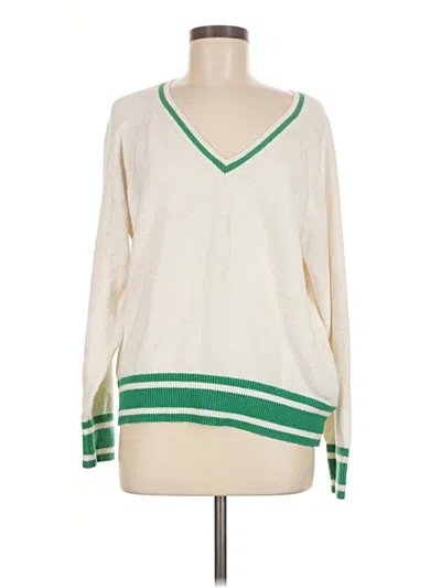Pre-owned Old Navy Pullover Sweater In White