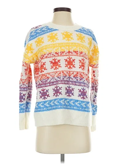 Pre-owned Old Navy Pullover Sweater In White