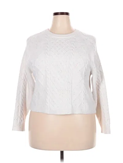 Pre-owned Old Navy Pullover Sweater In White
