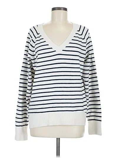 Pre-owned Old Navy Pullover Sweater In White