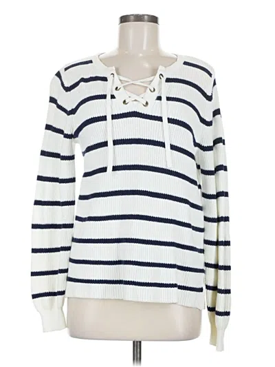 Pre-owned Old Navy Pullover Sweater In White