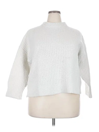 Pre-owned Old Navy Pullover Sweater In White