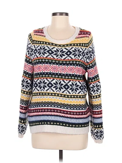 Pre-owned Old Navy Pullover Sweater In White