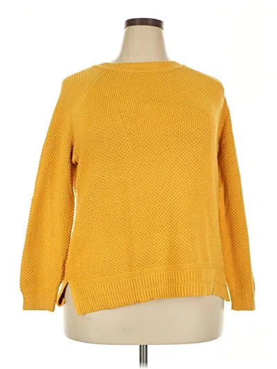 Pre-owned Old Navy Pullover Sweater In Yellow