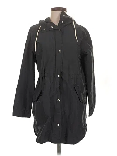 Pre-owned Old Navy Raincoat In Black
