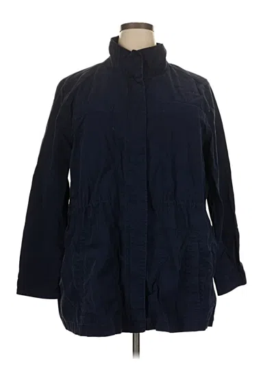 Pre-owned Old Navy Raincoat In Blue