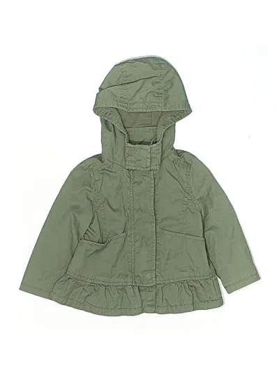 Pre-owned Old Navy Kids' Raincoat In Green