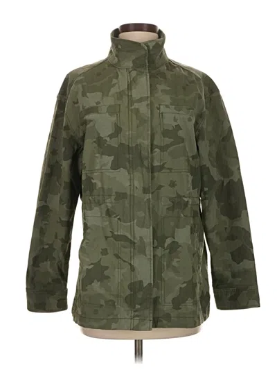 Pre-owned Old Navy Raincoat In Green