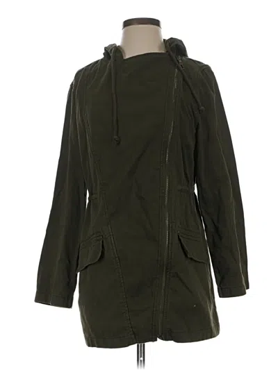 Pre-owned Old Navy Raincoat In Green