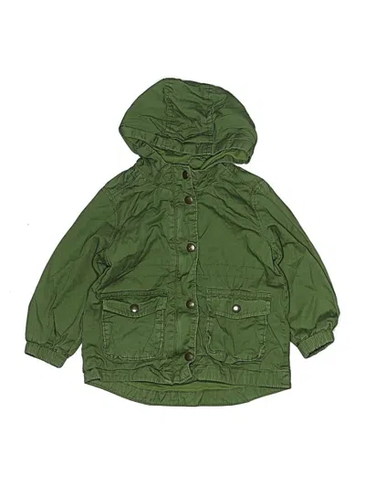 Pre-owned Old Navy Kids' Raincoat In Green