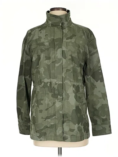 Pre-owned Old Navy Raincoat In Green