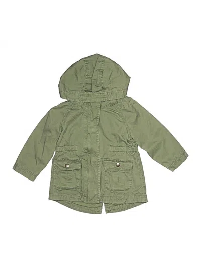 Pre-owned Old Navy Kids' Raincoat In Green