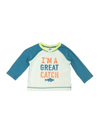 Pre-owned Old Navy Babies' Rash Guard In Blue
