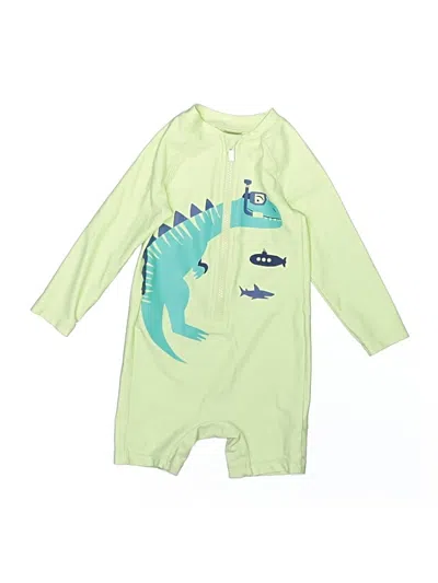 Pre-owned Old Navy Kids' Rash Guard In Green