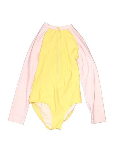 Pre-owned Old Navy Kids' Rash Guard In Pink
