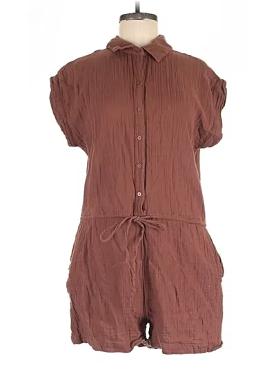 Pre-owned Old Navy Romper In Brown
