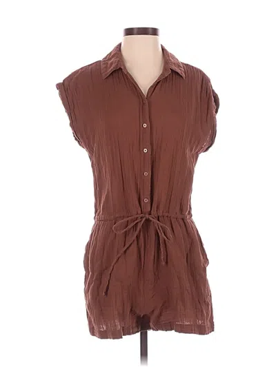 Pre-owned Old Navy Romper In Brown