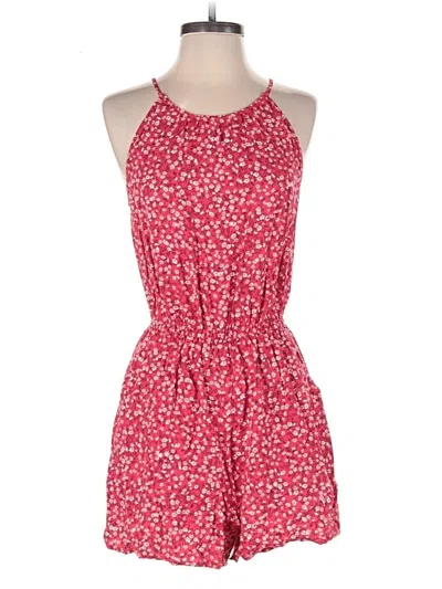 Pre-owned Old Navy Romper In Red