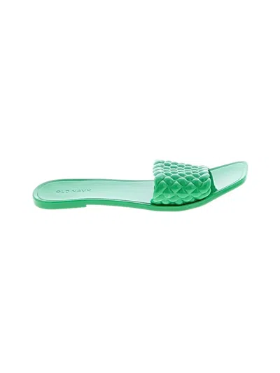 Pre-owned Old Navy Sandals In Green