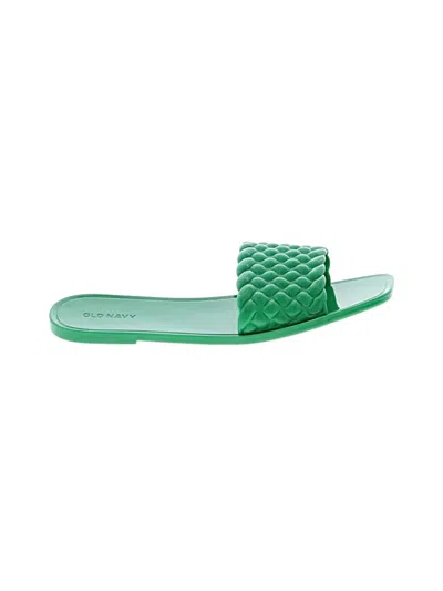 Pre-owned Old Navy Sandals In Green