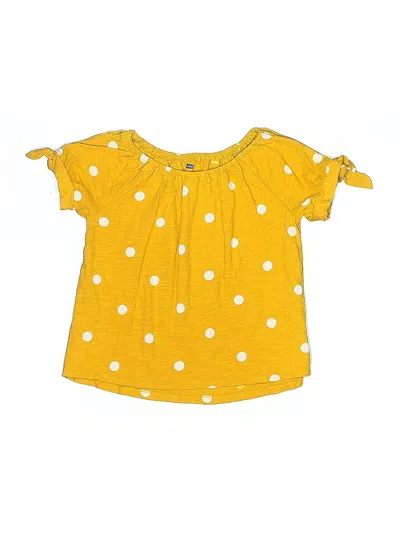 Pre-owned Old Navy Kids' Short Sleeve Blouse In Yellow