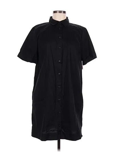 Old Navy Short Sleeve Button Down Shirt In Black