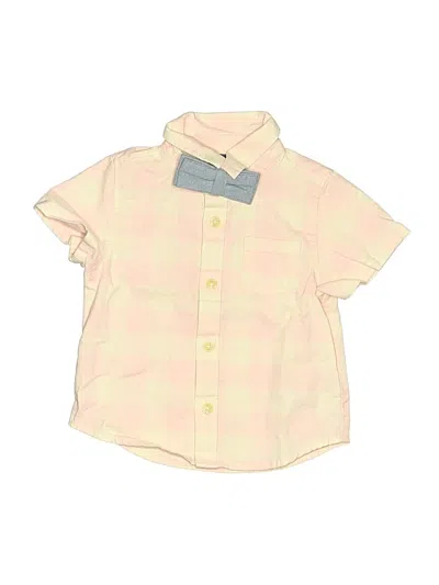 Pre-owned Old Navy Babies' Short Sleeve Button Down Shirt In Yellow